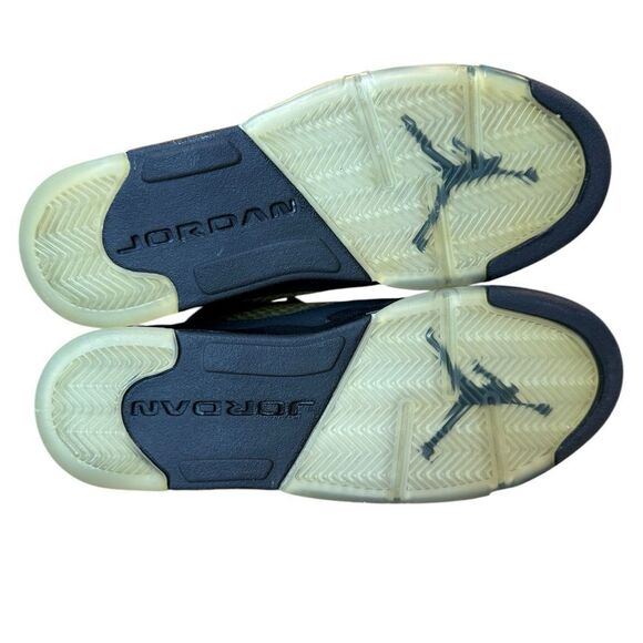 RARE Jordan Retro 5 Black Metallic Colorway - 2006 Release - Size 5.5 Youth - Picture 7 of 7